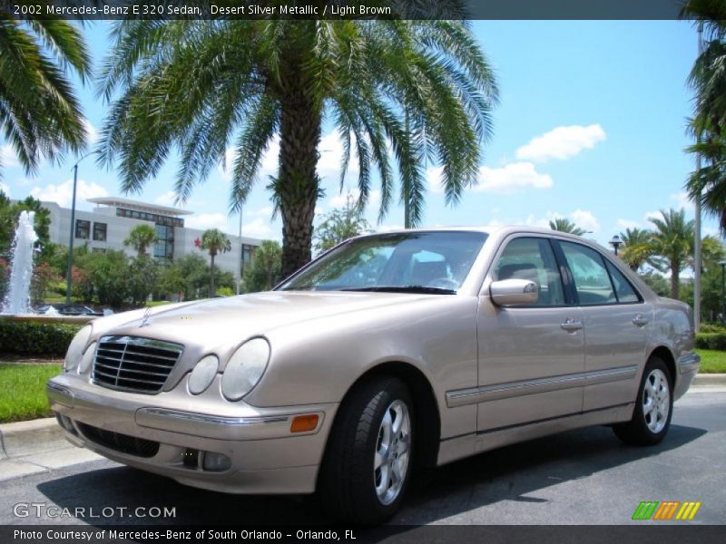 Desert Silver Metallic / Light Brown 2002 Mercedes-Benz E 320 Sedan