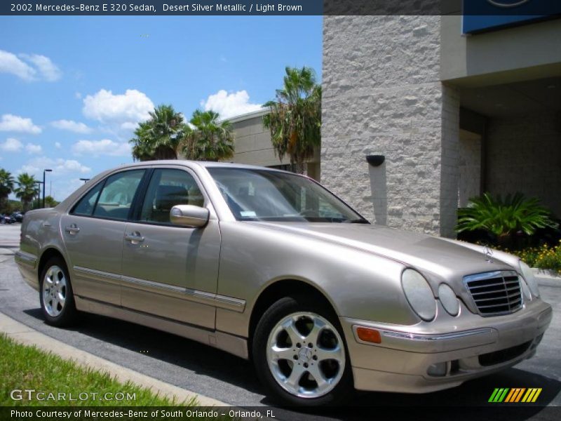 Desert Silver Metallic / Light Brown 2002 Mercedes-Benz E 320 Sedan
