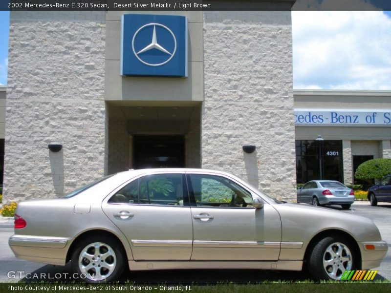 Desert Silver Metallic / Light Brown 2002 Mercedes-Benz E 320 Sedan