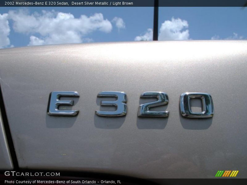 Desert Silver Metallic / Light Brown 2002 Mercedes-Benz E 320 Sedan