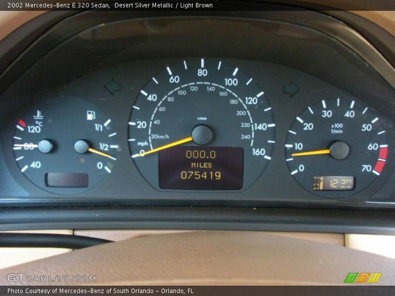 Desert Silver Metallic / Light Brown 2002 Mercedes-Benz E 320 Sedan