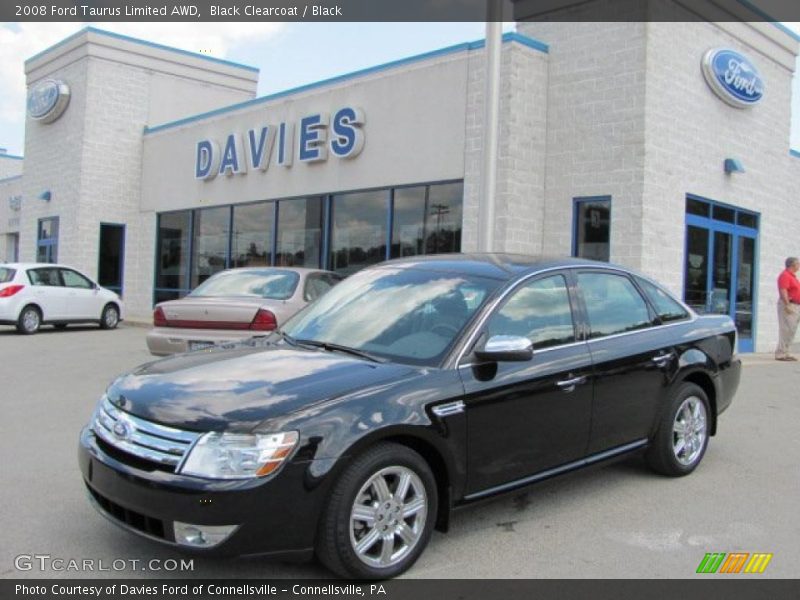 Black Clearcoat / Black 2008 Ford Taurus Limited AWD