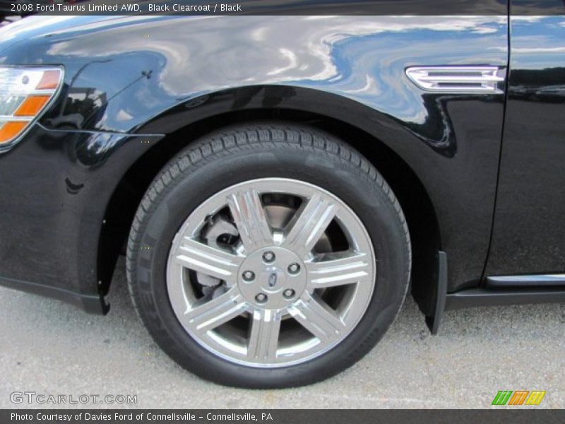 Black Clearcoat / Black 2008 Ford Taurus Limited AWD