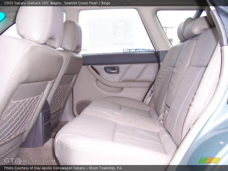 Seamist Green Pearl / Beige 2003 Subaru Outback VDC Wagon