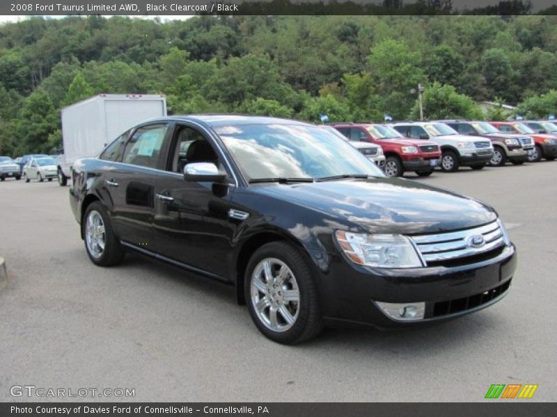 Black Clearcoat / Black 2008 Ford Taurus Limited AWD