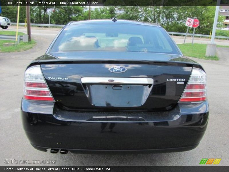 Black Clearcoat / Black 2008 Ford Taurus Limited AWD