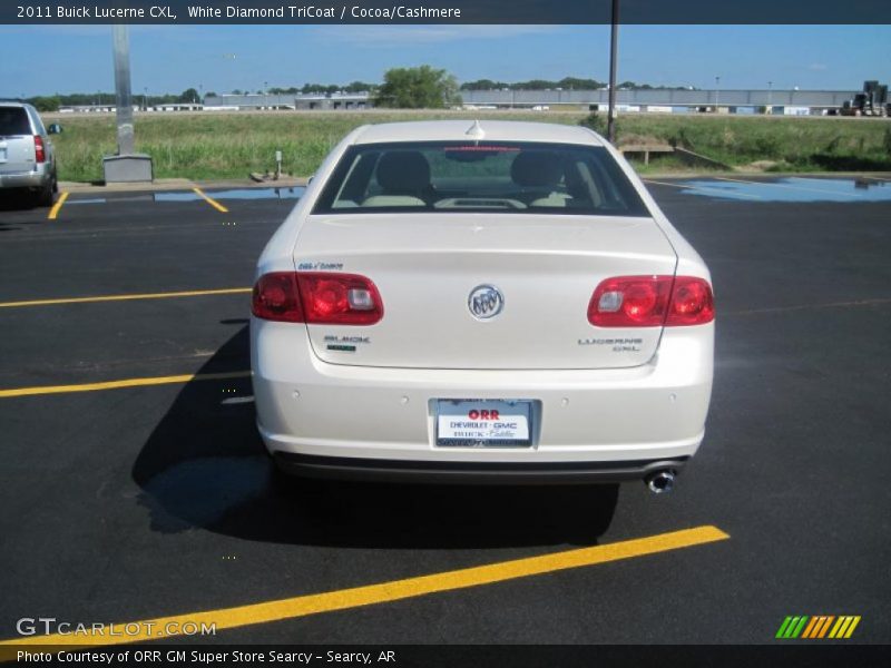 White Diamond TriCoat / Cocoa/Cashmere 2011 Buick Lucerne CXL