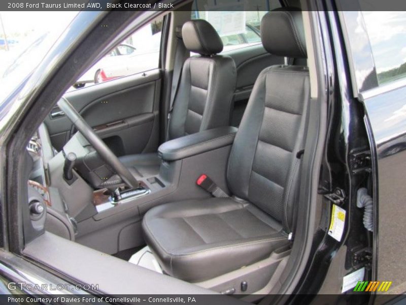 Black Clearcoat / Black 2008 Ford Taurus Limited AWD