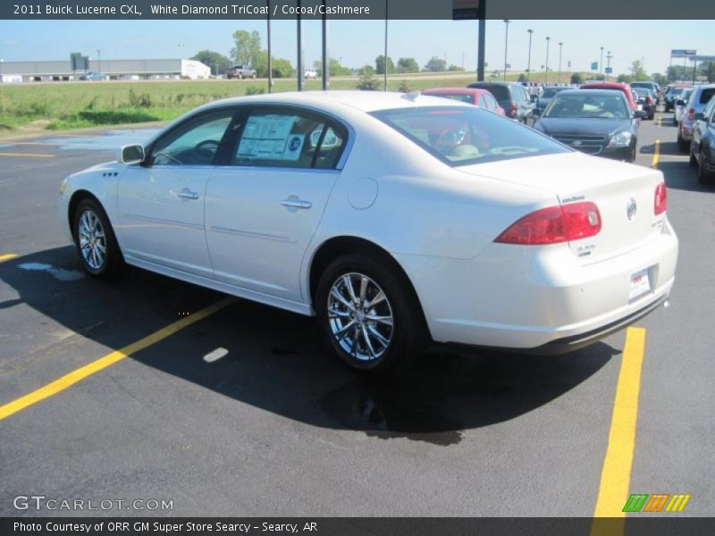 White Diamond TriCoat / Cocoa/Cashmere 2011 Buick Lucerne CXL