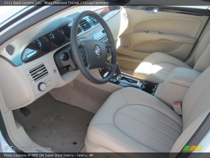 White Diamond TriCoat / Cocoa/Cashmere 2011 Buick Lucerne CXL