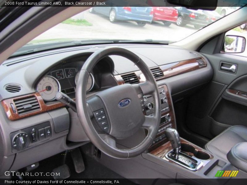 Black Clearcoat / Black 2008 Ford Taurus Limited AWD
