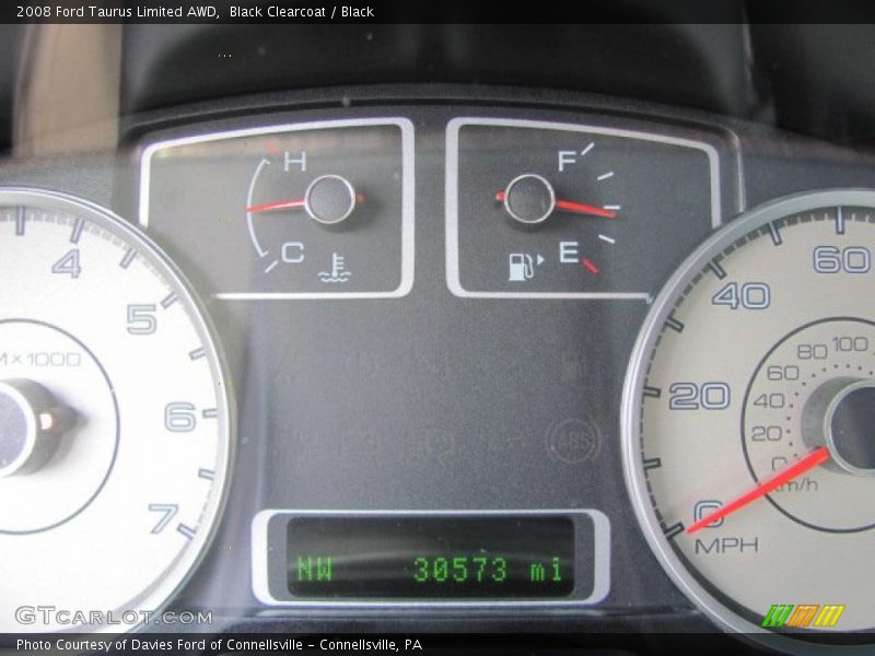 Black Clearcoat / Black 2008 Ford Taurus Limited AWD