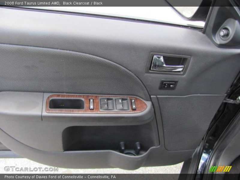 Black Clearcoat / Black 2008 Ford Taurus Limited AWD
