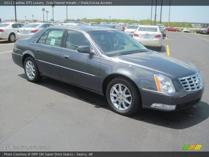 Gray Flannel Metallic / Shale/Cocoa Accents 2011 Cadillac DTS Luxury