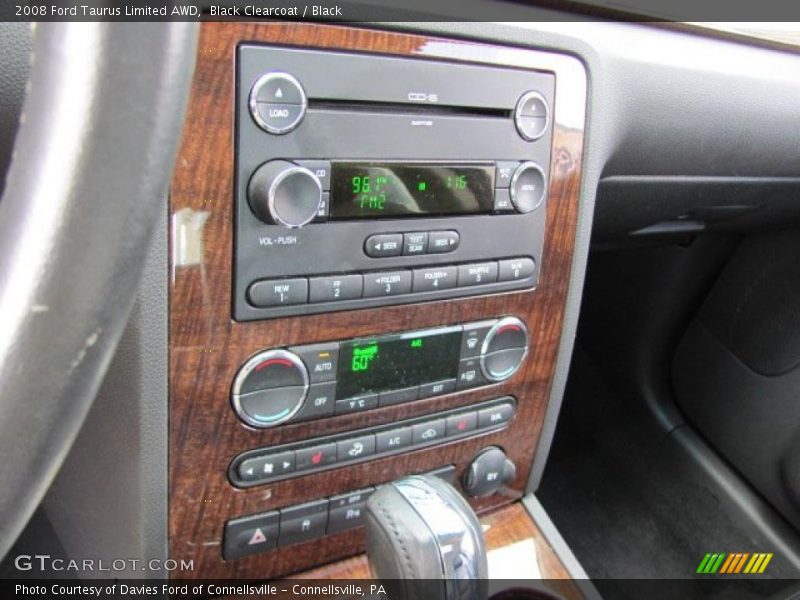Black Clearcoat / Black 2008 Ford Taurus Limited AWD