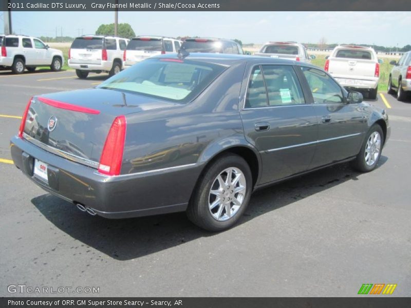 Gray Flannel Metallic / Shale/Cocoa Accents 2011 Cadillac DTS Luxury