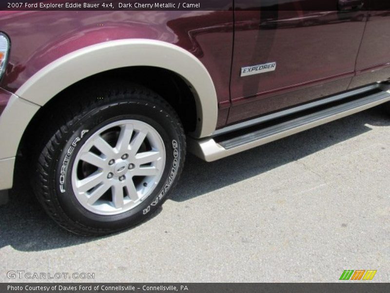 Dark Cherry Metallic / Camel 2007 Ford Explorer Eddie Bauer 4x4