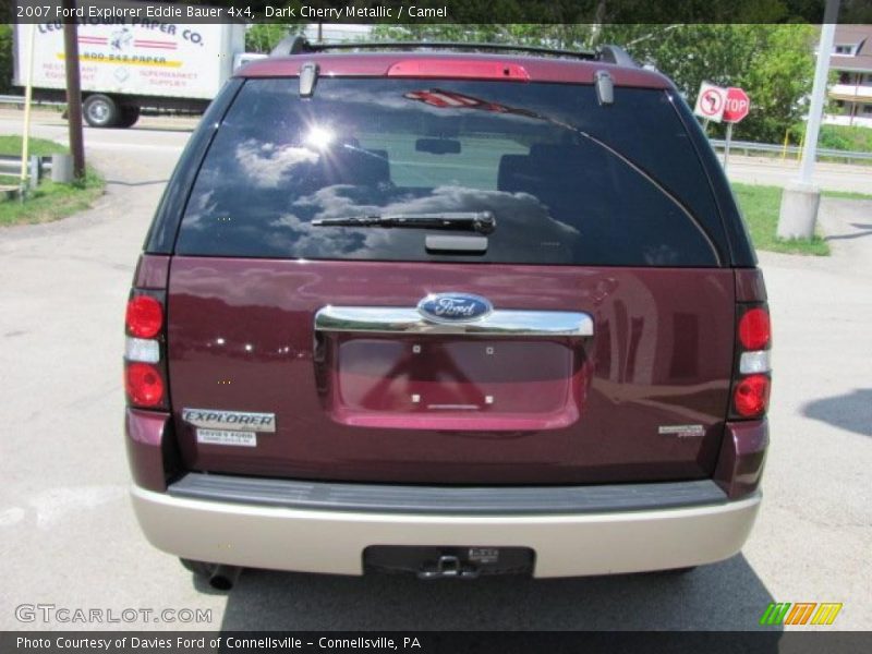Dark Cherry Metallic / Camel 2007 Ford Explorer Eddie Bauer 4x4