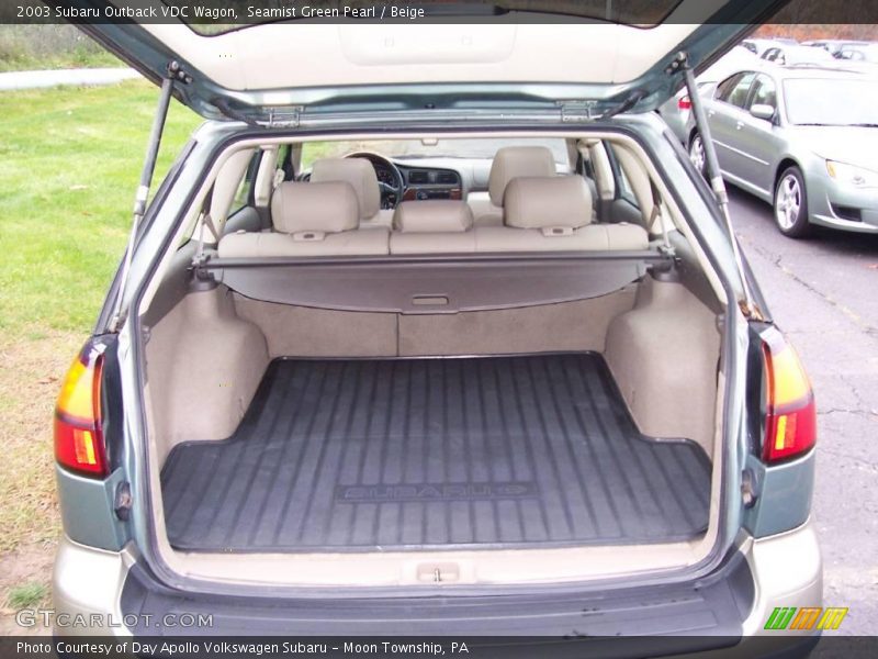 Seamist Green Pearl / Beige 2003 Subaru Outback VDC Wagon