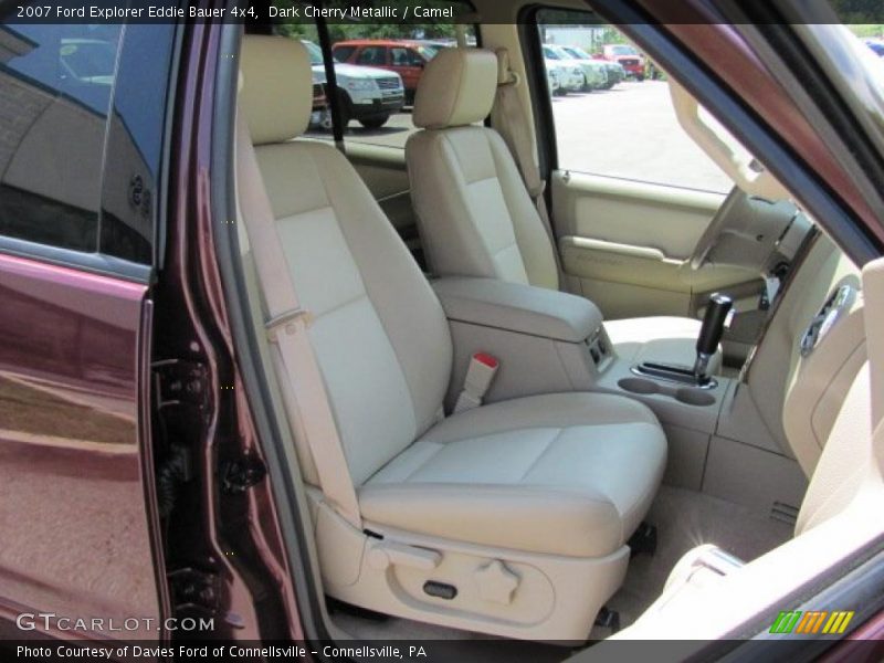 Dark Cherry Metallic / Camel 2007 Ford Explorer Eddie Bauer 4x4