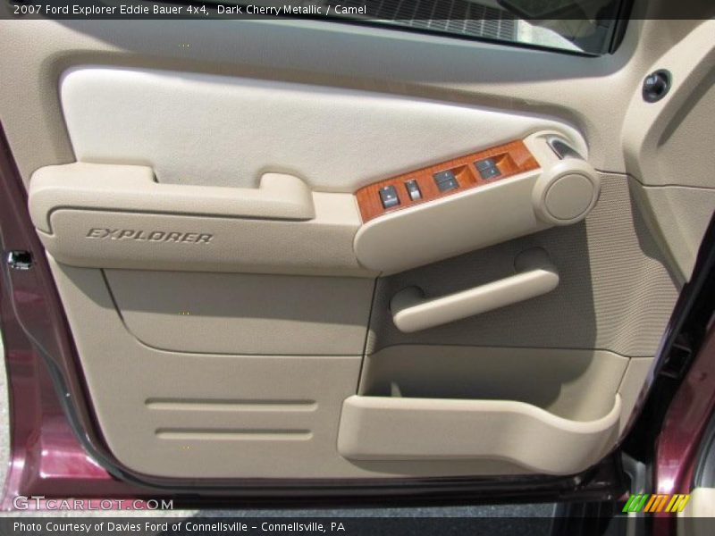 Dark Cherry Metallic / Camel 2007 Ford Explorer Eddie Bauer 4x4
