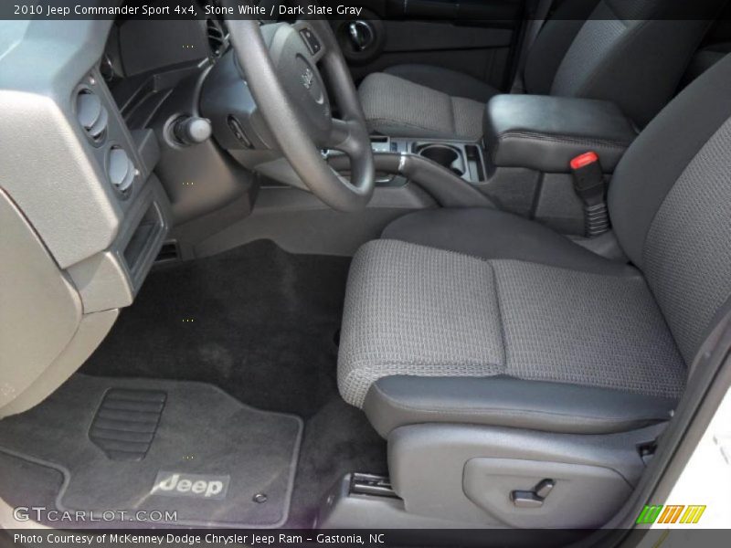 Stone White / Dark Slate Gray 2010 Jeep Commander Sport 4x4