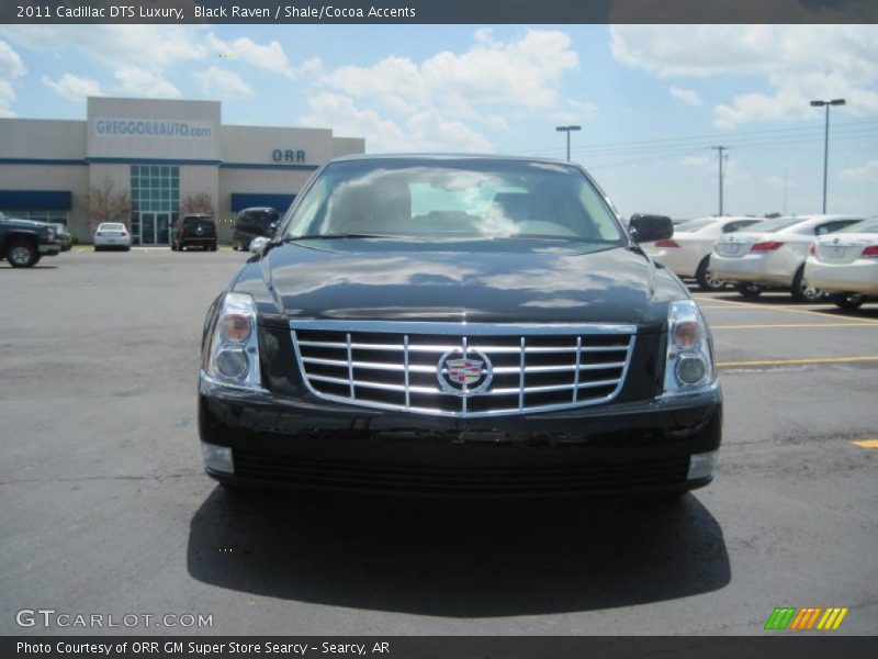Black Raven / Shale/Cocoa Accents 2011 Cadillac DTS Luxury