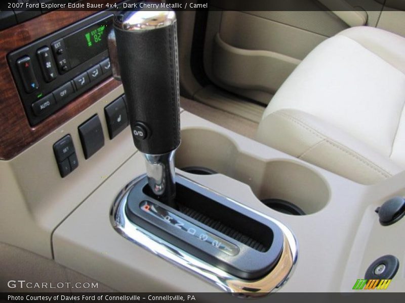 Dark Cherry Metallic / Camel 2007 Ford Explorer Eddie Bauer 4x4