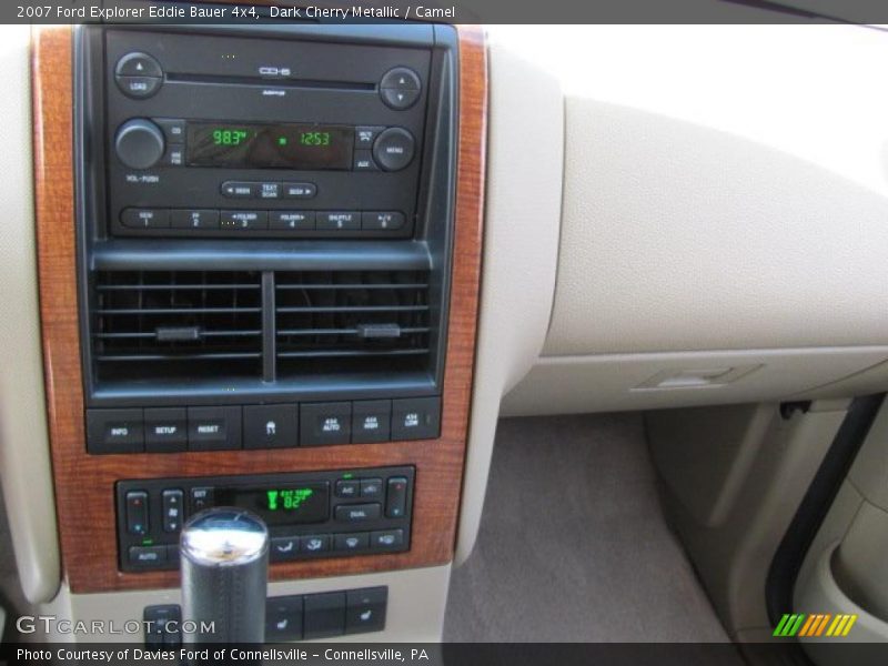 Dark Cherry Metallic / Camel 2007 Ford Explorer Eddie Bauer 4x4