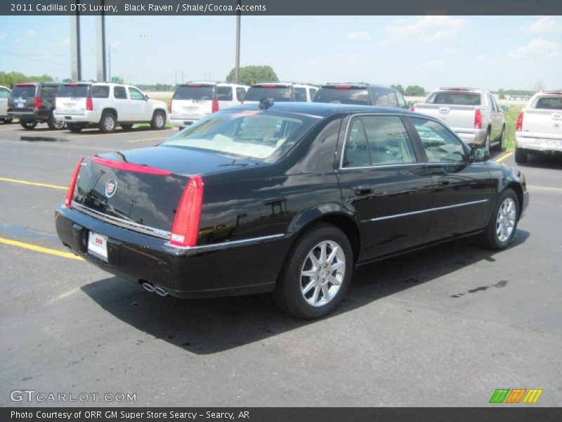 Black Raven / Shale/Cocoa Accents 2011 Cadillac DTS Luxury