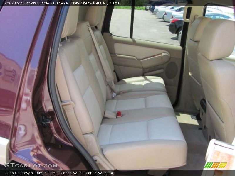 Dark Cherry Metallic / Camel 2007 Ford Explorer Eddie Bauer 4x4