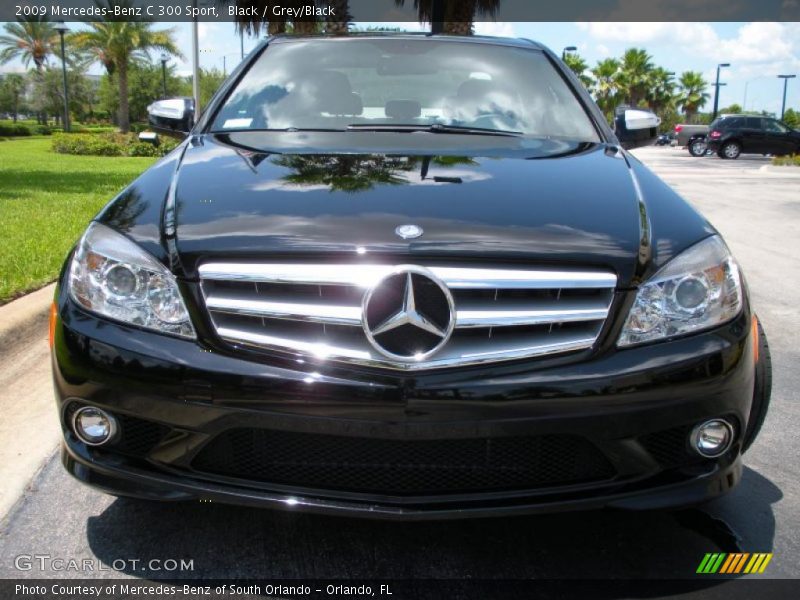 Black / Grey/Black 2009 Mercedes-Benz C 300 Sport