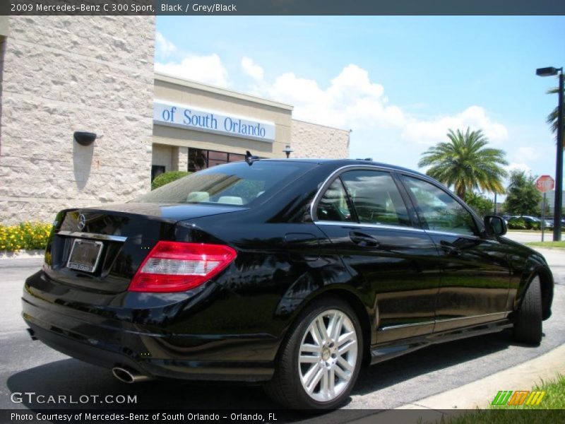 Black / Grey/Black 2009 Mercedes-Benz C 300 Sport
