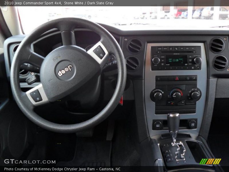 Stone White / Dark Slate Gray 2010 Jeep Commander Sport 4x4