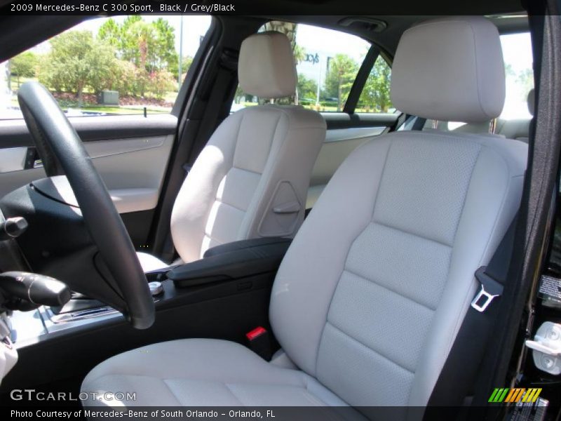 Black / Grey/Black 2009 Mercedes-Benz C 300 Sport