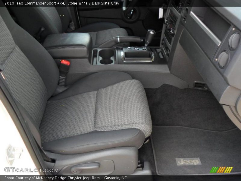 Stone White / Dark Slate Gray 2010 Jeep Commander Sport 4x4