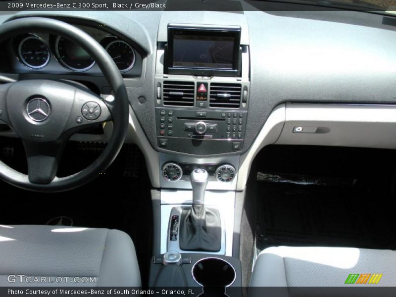 Black / Grey/Black 2009 Mercedes-Benz C 300 Sport