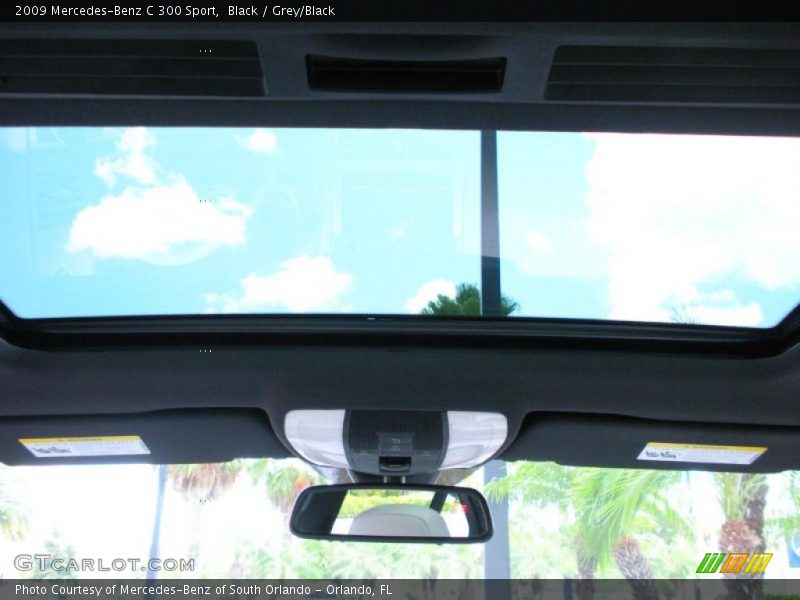 Black / Grey/Black 2009 Mercedes-Benz C 300 Sport