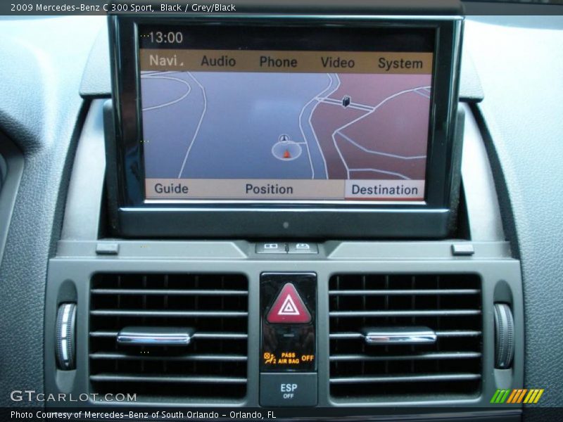 Black / Grey/Black 2009 Mercedes-Benz C 300 Sport
