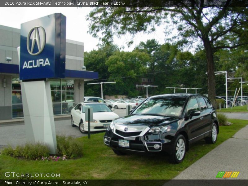 Crystal Black Pearl / Ebony 2010 Acura RDX SH-AWD Technology