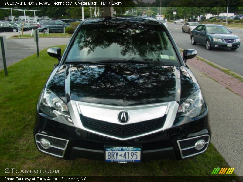 Crystal Black Pearl / Ebony 2010 Acura RDX SH-AWD Technology
