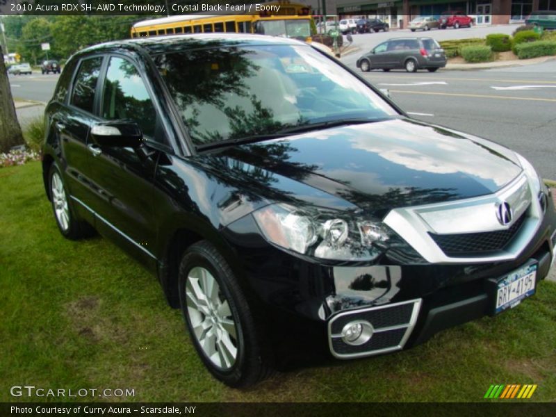 Crystal Black Pearl / Ebony 2010 Acura RDX SH-AWD Technology