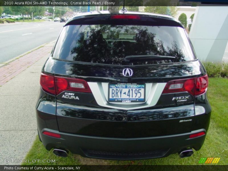Crystal Black Pearl / Ebony 2010 Acura RDX SH-AWD Technology
