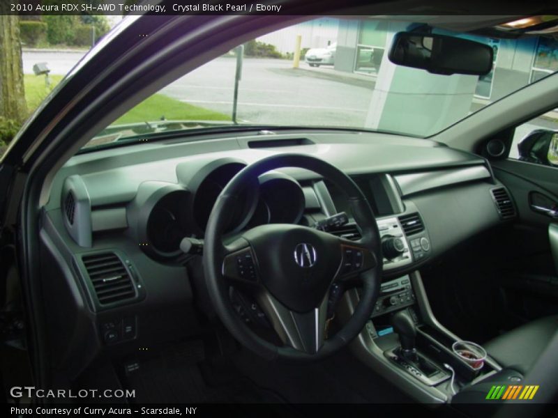 Crystal Black Pearl / Ebony 2010 Acura RDX SH-AWD Technology