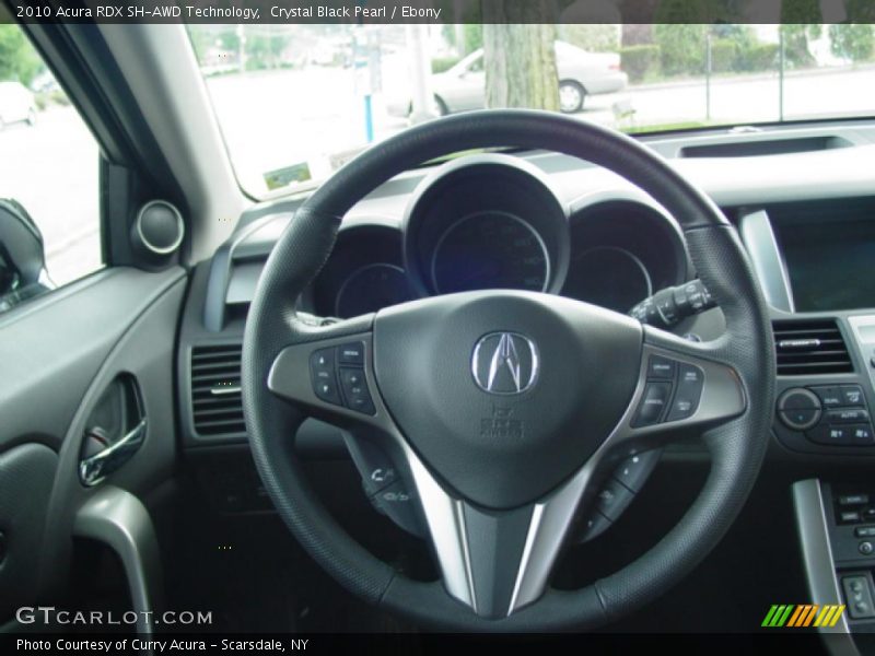 Crystal Black Pearl / Ebony 2010 Acura RDX SH-AWD Technology