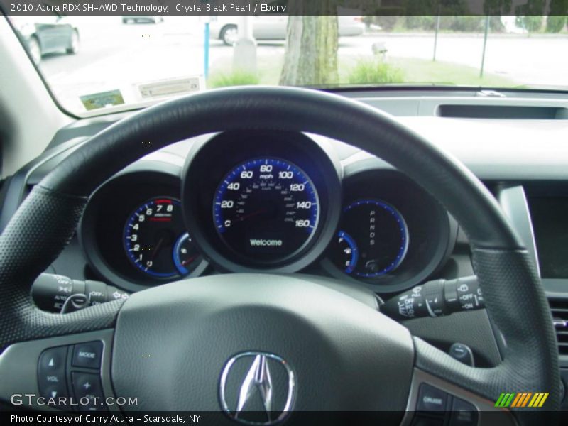 Crystal Black Pearl / Ebony 2010 Acura RDX SH-AWD Technology