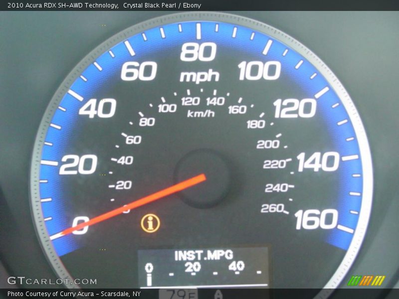 Crystal Black Pearl / Ebony 2010 Acura RDX SH-AWD Technology