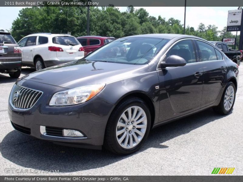 Granite Gray Metallic / Ebony 2011 Buick Regal CXL