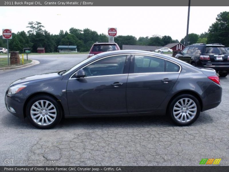 Granite Gray Metallic / Ebony 2011 Buick Regal CXL