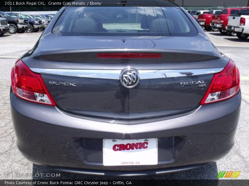 Granite Gray Metallic / Ebony 2011 Buick Regal CXL